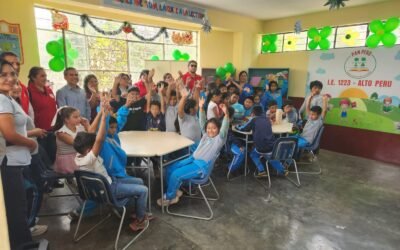 Inauguración de la Décima Primera Biblioteca Escolar en la IE 1223 Alto Perú, Lurigancho – Chosica