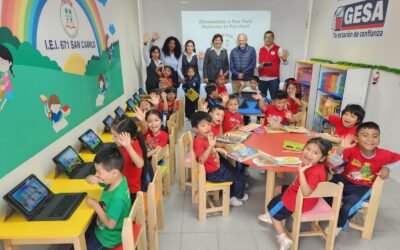 Inauguración de la Biblioteca Escolar en la IEI 671 San Camilo, Villa María del Triunfo